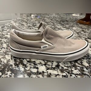 Gray VANS Slip-ons